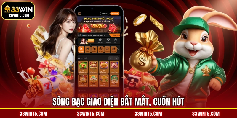 Sòng bạc giao diện bắt mắt, cuốn hút