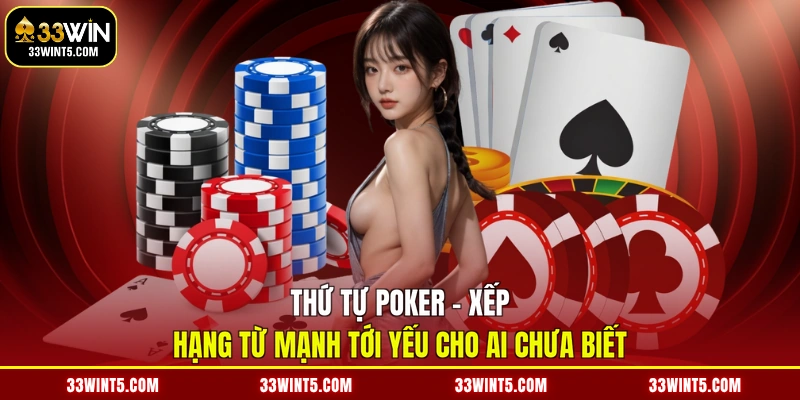 Thứ tự Poker